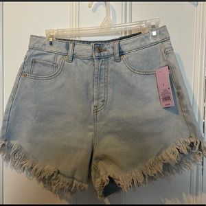 NWT high waisted jean shorts size 6